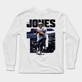 Mac Jones New England Vintage Long Sleeve T-Shirt